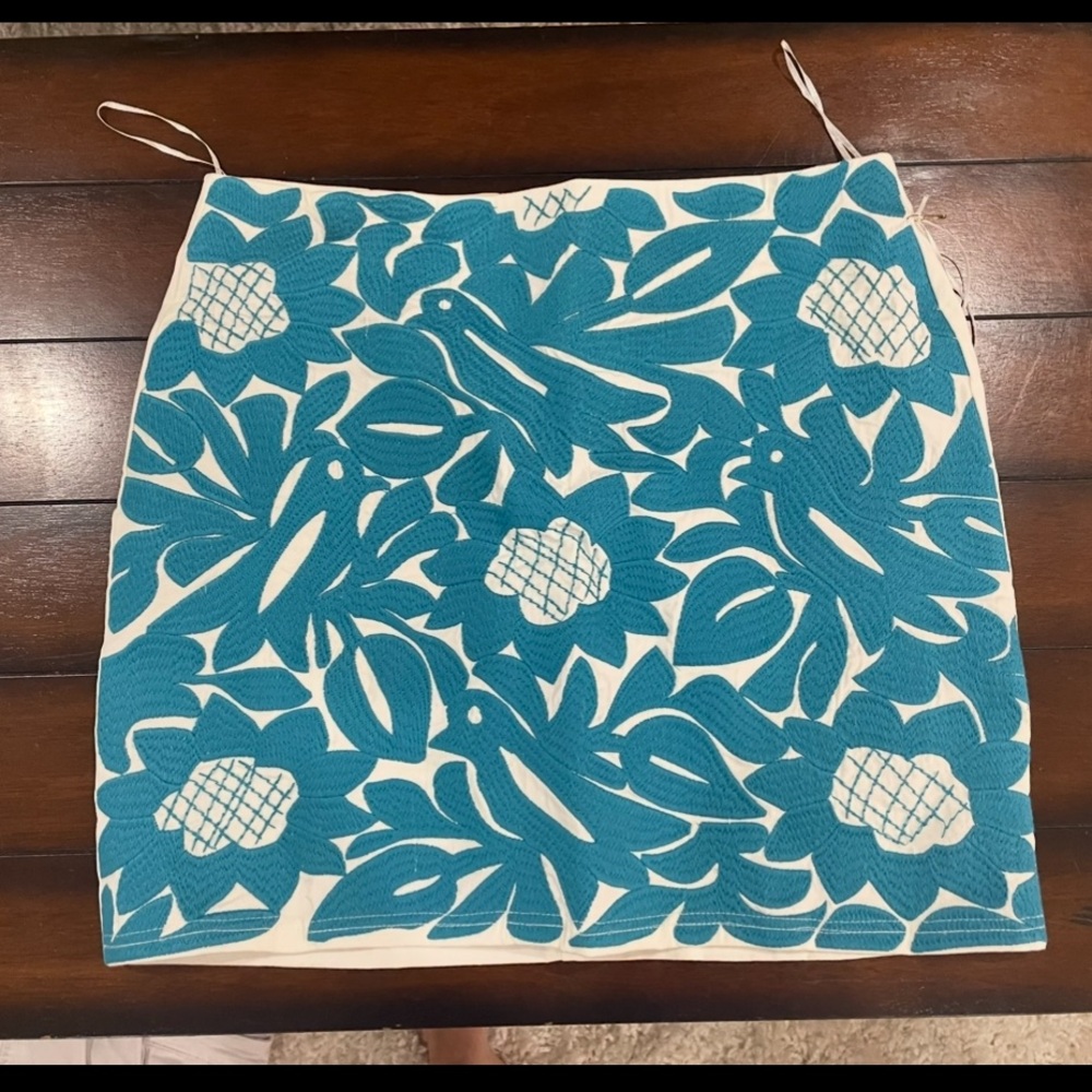 Blue and White Skirt